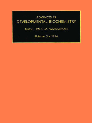 cover image of Advances in Developmental Biochemistry